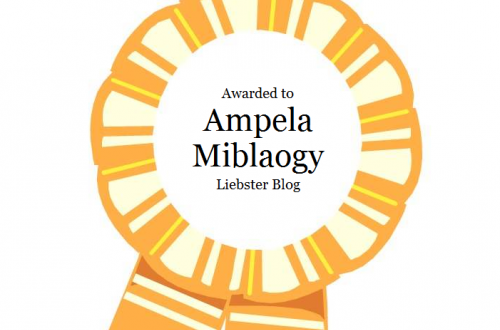 Article : Liebster Blog Award: Ampela Miblaogy se prête au jeu